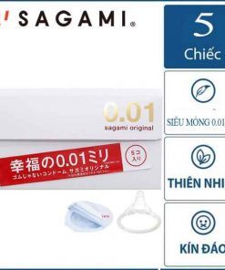Bao cao su Sagami Original 0.01 hộp 5 cái