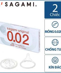 Bao cao su Sagami Original 0.02 hộp 2 cái