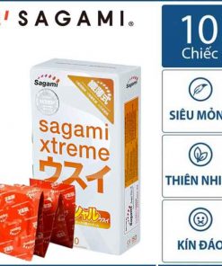 Bao cao su Sagami Xtreme siêu mỏng 10 cái