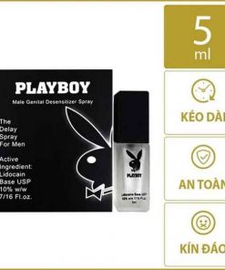 Chai xịt chống xuất tinh sớm Playboy USA tai thỏ 5ml